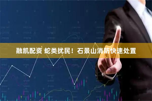融凯配资 蛇类扰民！石景山消防快速处置