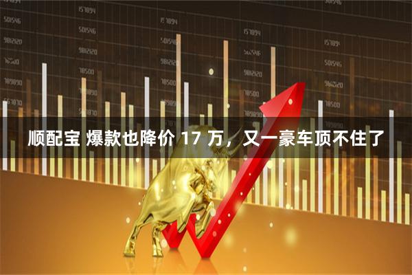 顺配宝 爆款也降价 17 万，又一豪车顶不住了